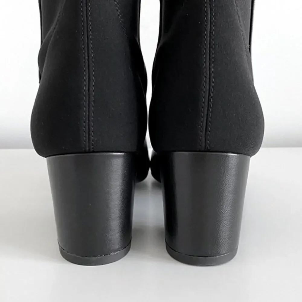 Stuart Weitzman Gillian 60 Over The Knee Leather Boot Size 38.5 / US 8